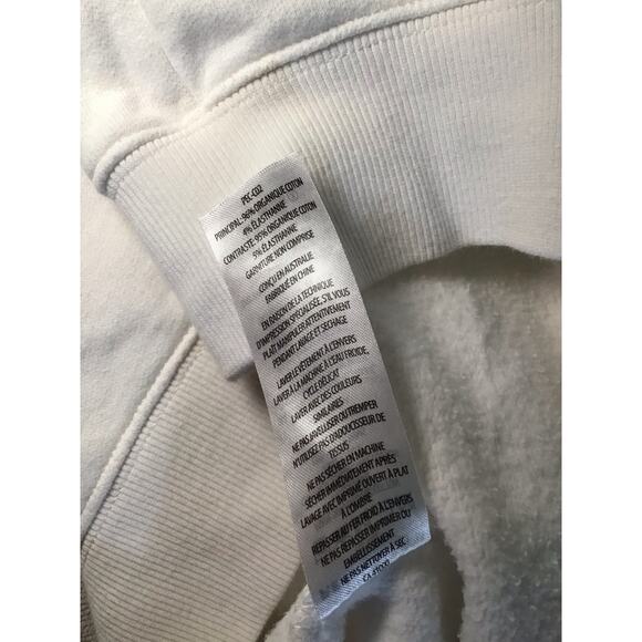 P. E Nation Women Sweatshirt Sz. XS  Cream/ Gold EUC Sporty Casual Comfortable - Picture 8 of 14